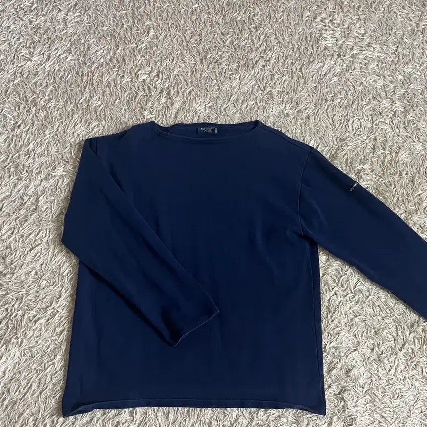 [BUNJANG] Saint James GUILDO Navy Long Sleeve T-Shirt / 세인트제임스 길도 네이비 긴팔 티셔츠