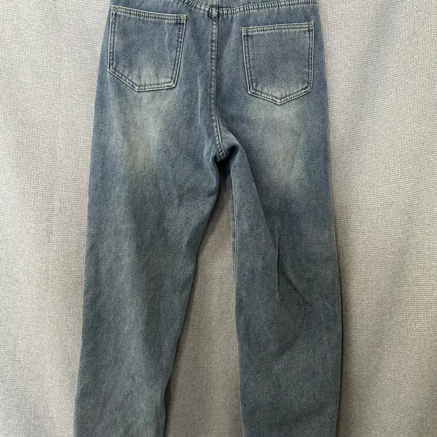 [BUNJANG] TWELVE SQUARE Fleece Lined Denim Pants / TWELVE SQUARE 기모 데님 팬츠