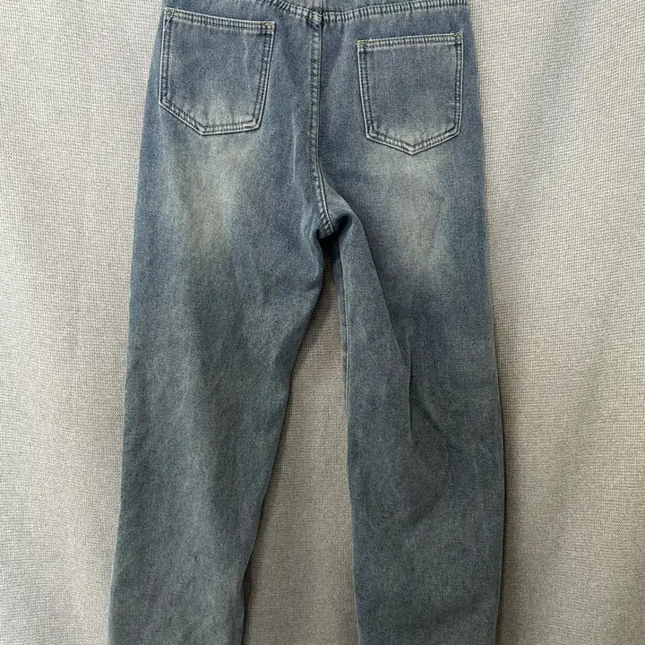 [BUNJANG] TWELVE SQUARE Fleece Lined Denim Pants / TWELVE SQUARE 기모 데님 팬츠