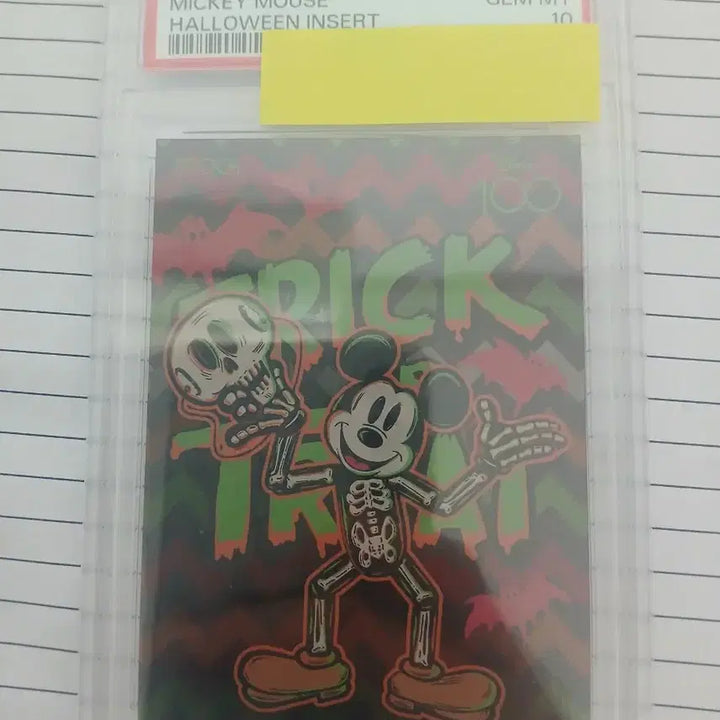 [BUNJANG] Epoch Disney100 Mickey Mouse Halloween Card PSA 10 Limited Edition 300 / 에포크 디즈니100 미키마우스 할로윈 카드 psa10 300한정