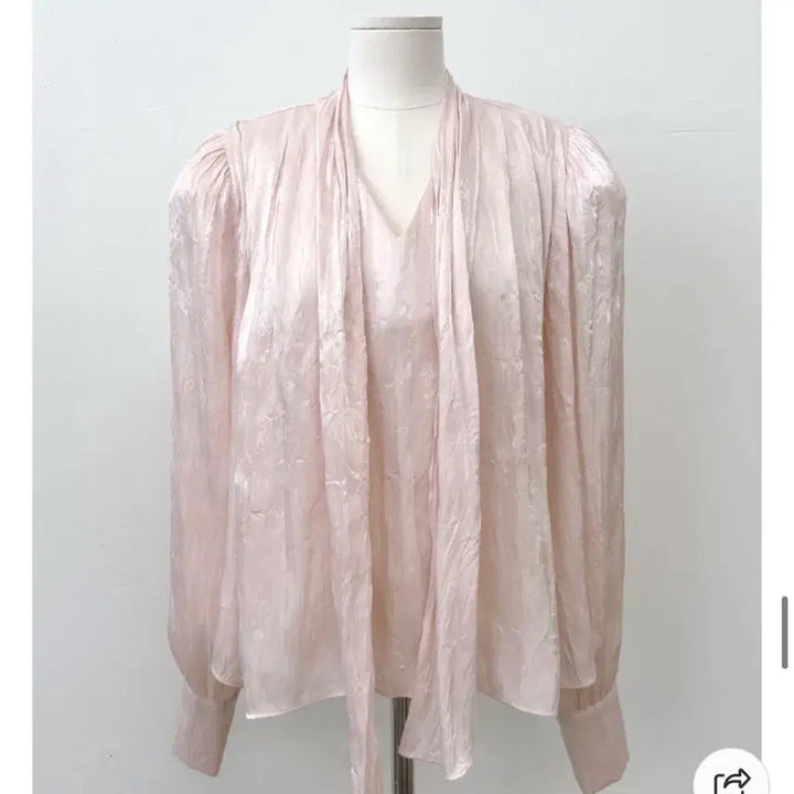 [BUNJANG] Post Motion Tie Blouse / 포스트모니션 타이 블라우스