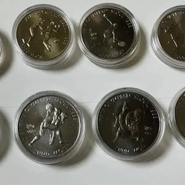 [BUNJANG] 1988 Seoul Olympics Commemorative Coin Set / 1988 서울 올림픽 기념 주화 8종세트