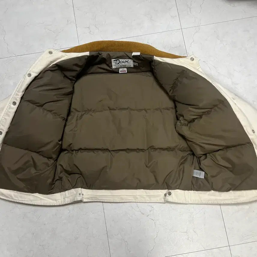 [BUNJANG] Supreme x Schott Down Jacket L / Supreme x Schott 다운 자켓 L