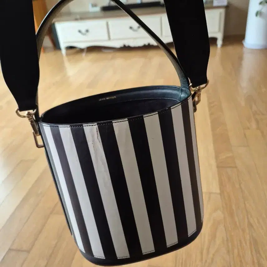 [BUNJANG] Jamie Wander Stripe Two-Way Tote Bag / 제이미원더 토드백