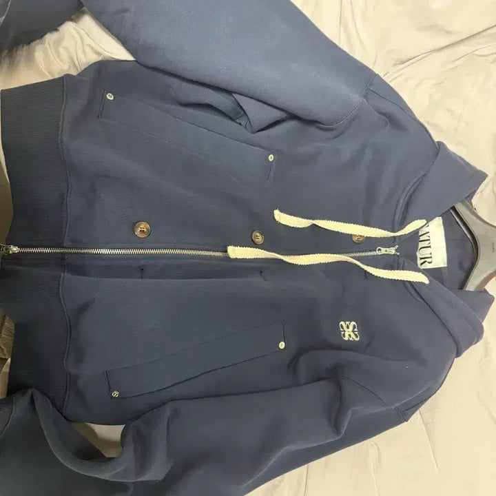 [BUNJANG] Theo Cotton All Day Hoodie Navy Set / 테오 코튼 올 데이 후드 네이비상의XL 하의M