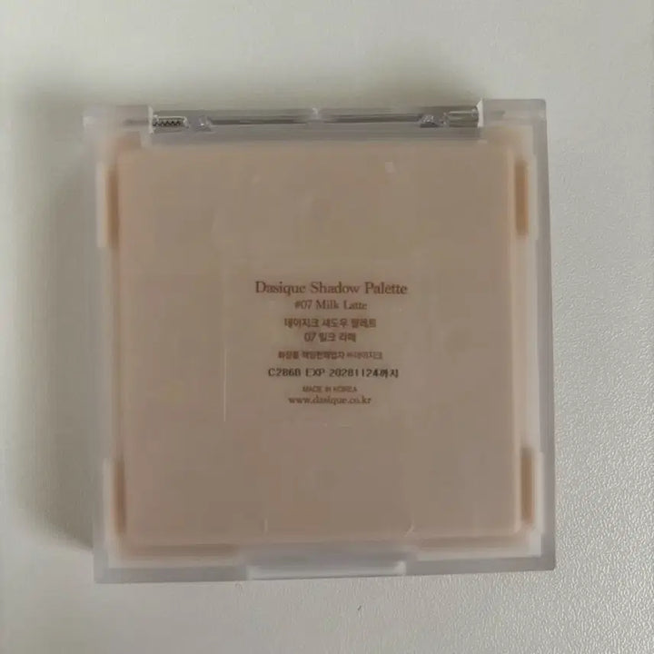 [BUNJANG] Dasique Milk Latte Eyeshadow Palette / 데이지크 아이섀도우 팔레트 07 밀크라떼