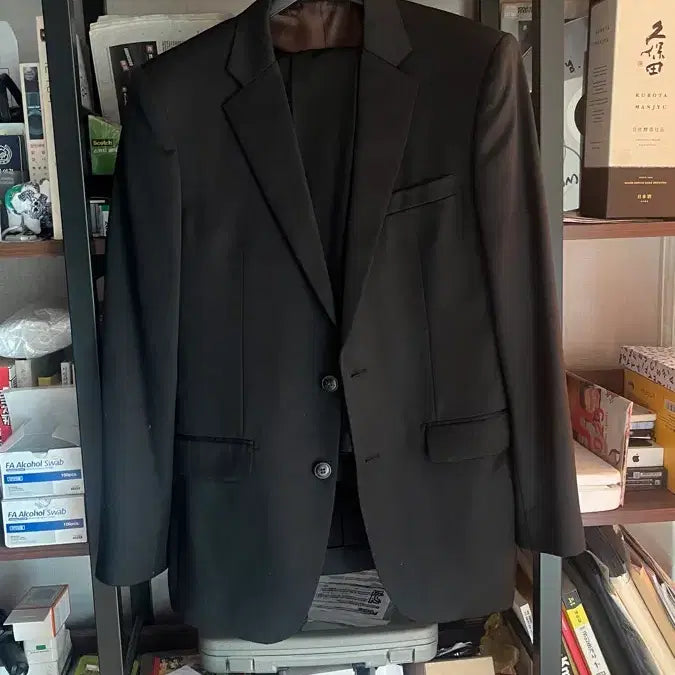 [BUNJANG] ZIOZIA Black Suit Set / 지오지아 블랙 정장 셋업(상의100/하의86)