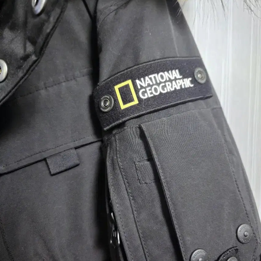 [BUNJANG] National Geographic Taruga Duck Down Padded Jacket (S) - Black / [빵빵함 상태좋음] 내셔널지오그래픽 덕다운 패딩 타루가 S 블랙