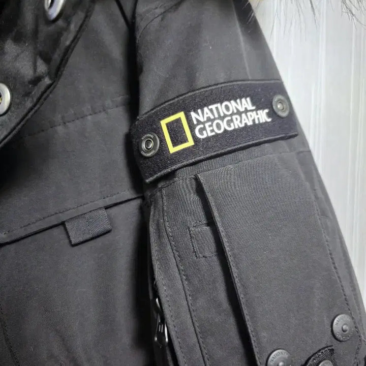 [BUNJANG] National Geographic Taruga Duck Down Padded Jacket (S) - Black / [빵빵함 상태좋음] 내셔널지오그래픽 덕다운 패딩 타루가 S 블랙