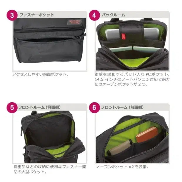 [BUNJANG] Manhattan Passage Ultra Lightweight Premium Business Backpack - Navy / [새상품]일본 맨하탄 페세지 초경량 프리미엄 비즈니스 백팩  네이