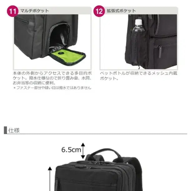 [BUNJANG] Manhattan Passage Ultra Lightweight Premium Business Backpack - Navy / [새상품]일본 맨하탄 페세지 초경량 프리미엄 비즈니스 백팩  네이