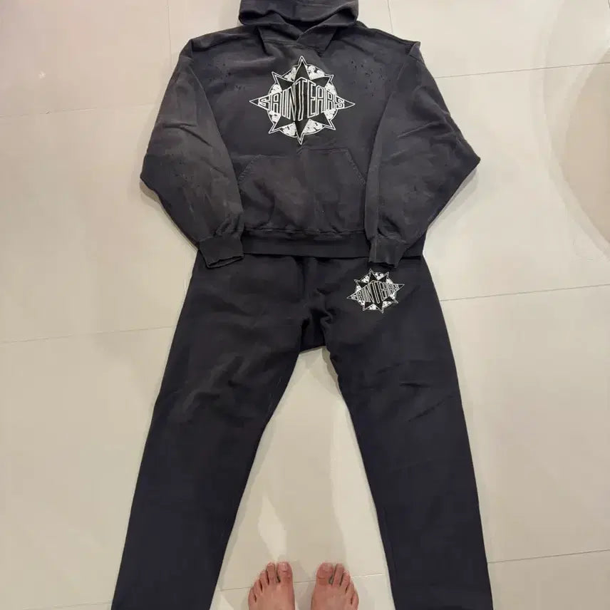 [BUNJANG] Saint Michael Denim Tears Set Up / 세인트미카엘 셋업 (최종)