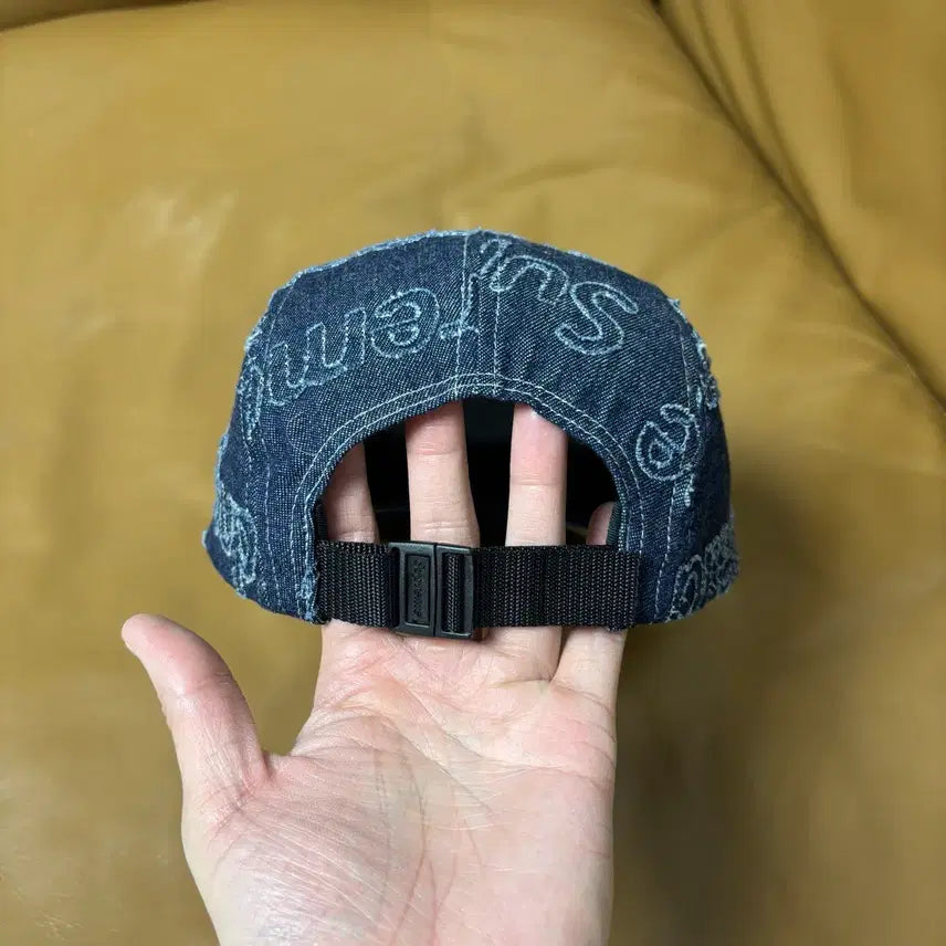 [BUNJANG] Supreme Camp Cap Denim Hat / 슈프림 캠프캡 모자 박스로고 데님