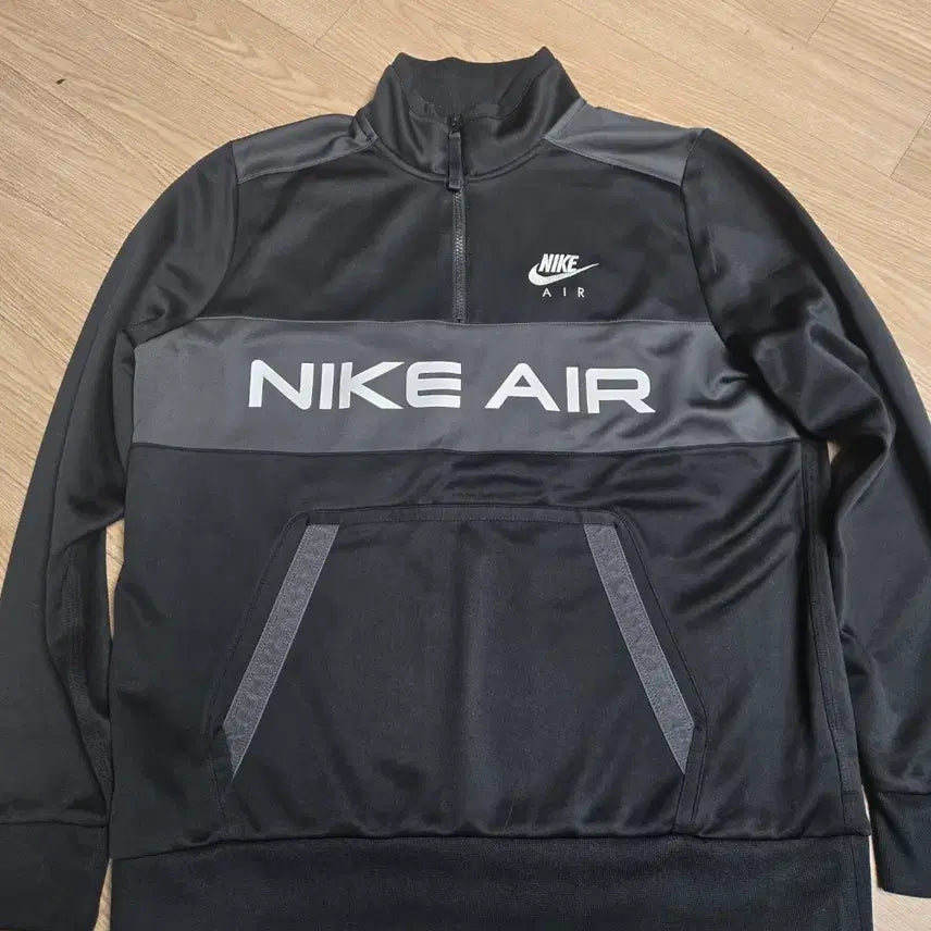 [BUNJANG] Nike Half-Zip Up Sweatshirt - Black L / 나이키 하프집업 L 블랙