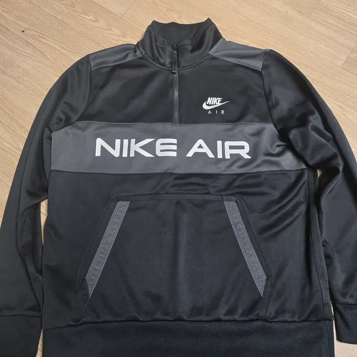 [BUNJANG] Nike Half-Zip Up Sweatshirt - Black L / 나이키 하프집업 L 블랙