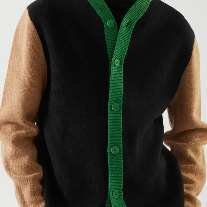 [BUNJANG] COS Color Block Cardigan / COS 컬러 블록 가디건