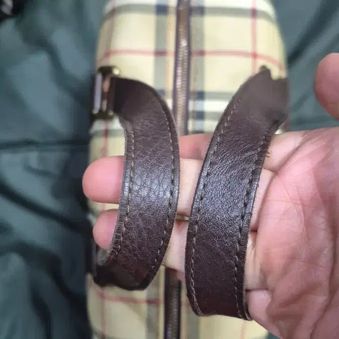 [BUNJANG] Burberry Check Pattern Tote Bag / 버버리   체크 패턴   토트백