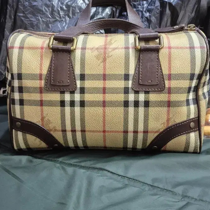 [BUNJANG] Burberry Check Pattern Tote Bag / 버버리   체크 패턴   토트백