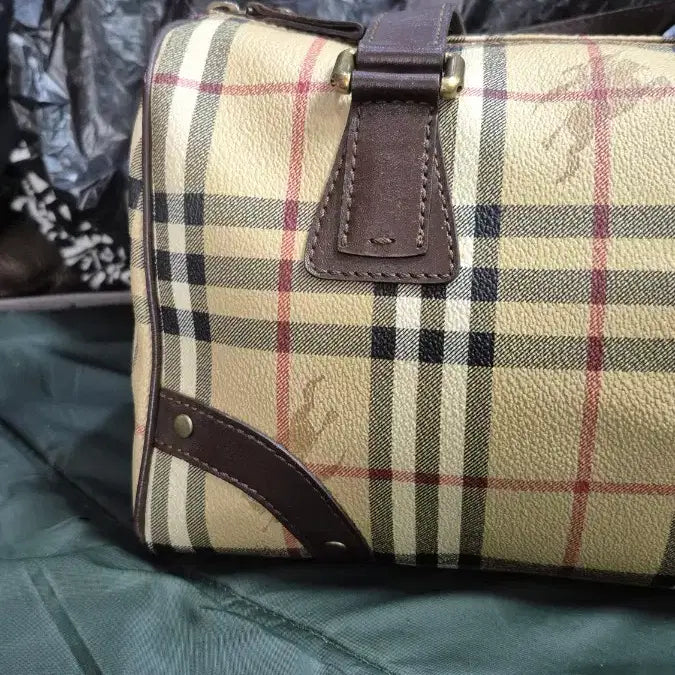 [BUNJANG] Burberry Check Pattern Tote Bag / 버버리   체크 패턴   토트백