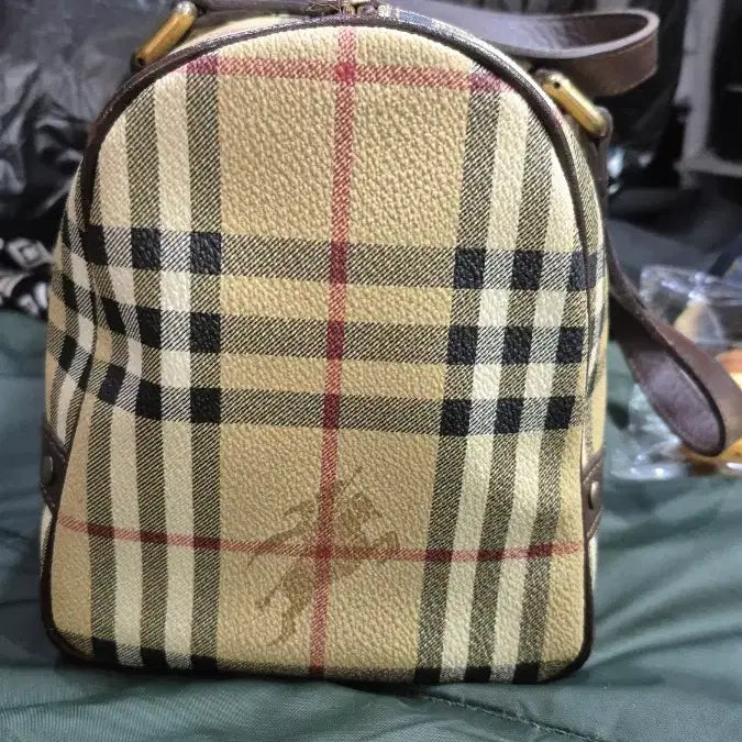 [BUNJANG] Burberry Check Pattern Tote Bag / 버버리   체크 패턴   토트백