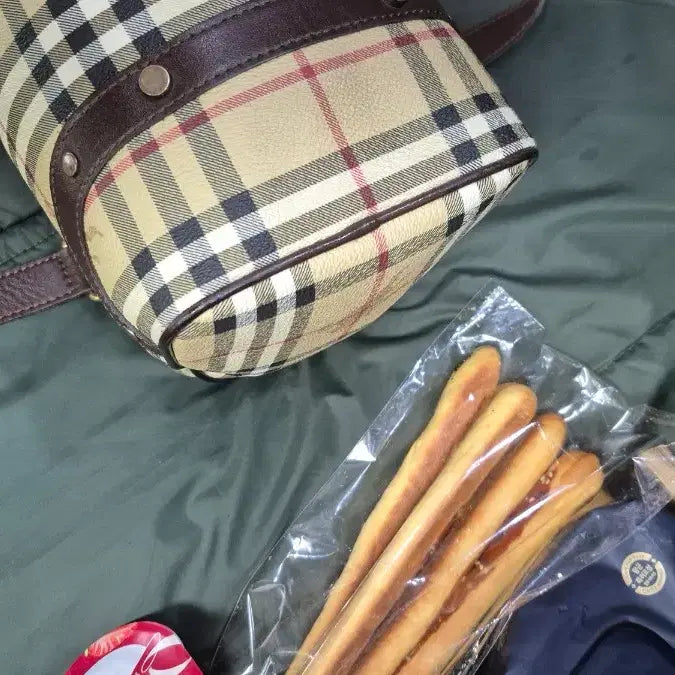 [BUNJANG] Burberry Check Pattern Tote Bag / 버버리   체크 패턴   토트백