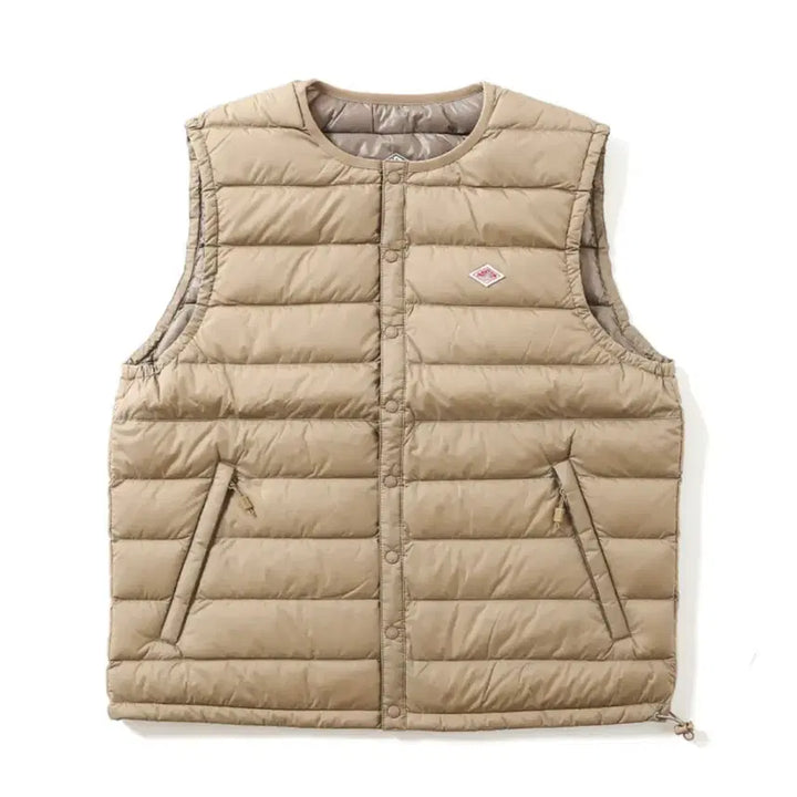 [BUNJANG] Danton Padding Vest Sand Beige / 단톤 패딩 베스트 샌드 베이지