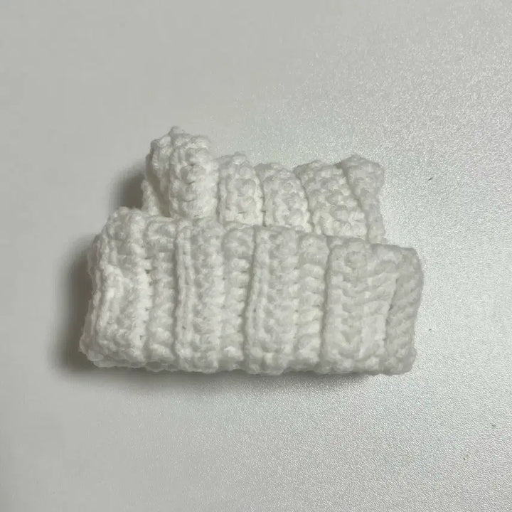 [SOLD OUT] 10cm 고양이비니 리본가방 아이돌 인형옷 뜨개옷 일괄