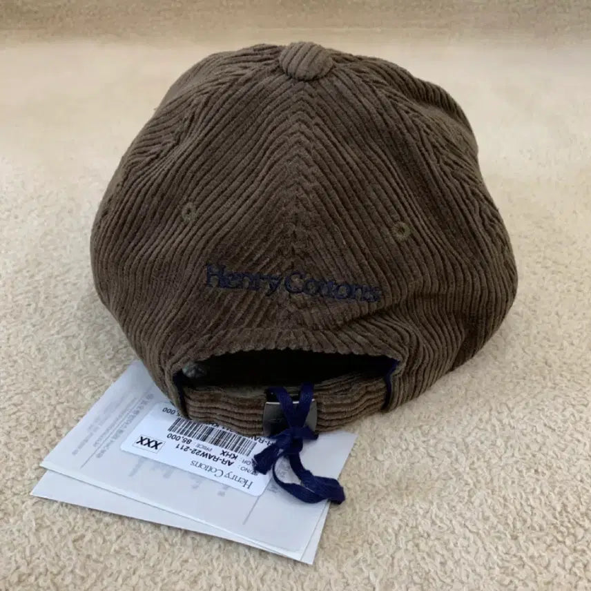 [BUNJANG] Henry Cotton Corduroy Cap / 헨리코튼 코듀로이 캡 모자