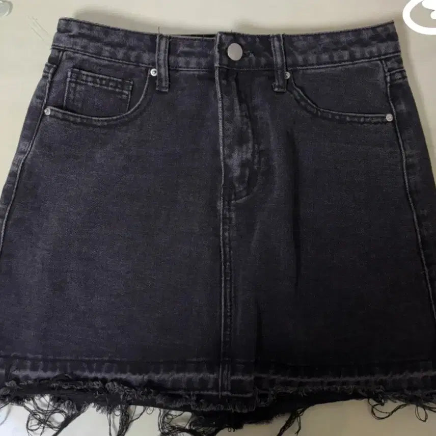 [BUNJANG] HippieDP Black Denim Skirt M / 히피디피 흑청 스커트 M