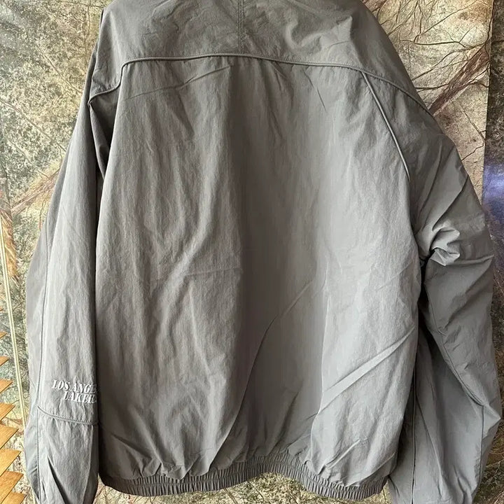 [BUNJANG] NBA Padded Bomber Jacket Dark Gray XXL / (새상품) NBA 패디드 봄버 점퍼 다크 그레이 XXL