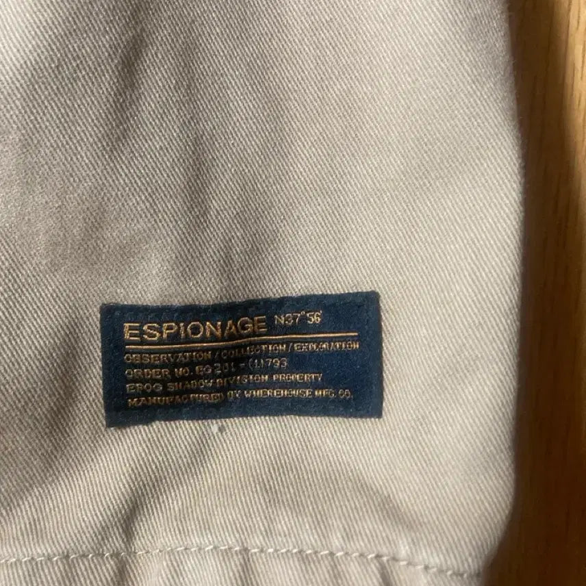 [BUNJANG] Espionage Anorak Jacket Beige Cotton M / 에스피오나지 아노락 자켓(M)