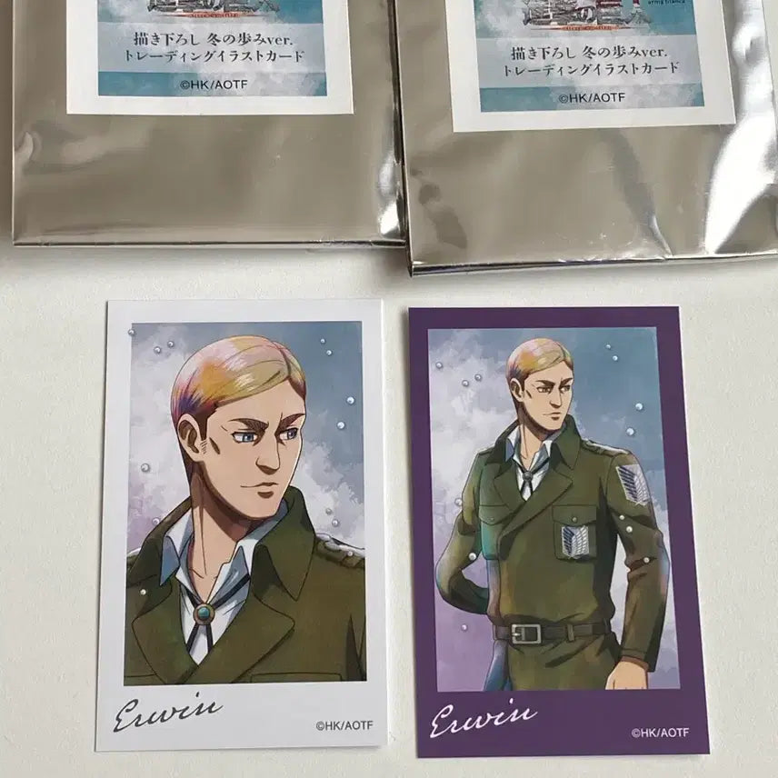 [BUNJANG] Attack on Titan Erwin Smith Survey Corps Photocards Bundle Set / 진격거 엘빈 조사병단 포카 폴라 포토카드 진격의거인 지류 일괄