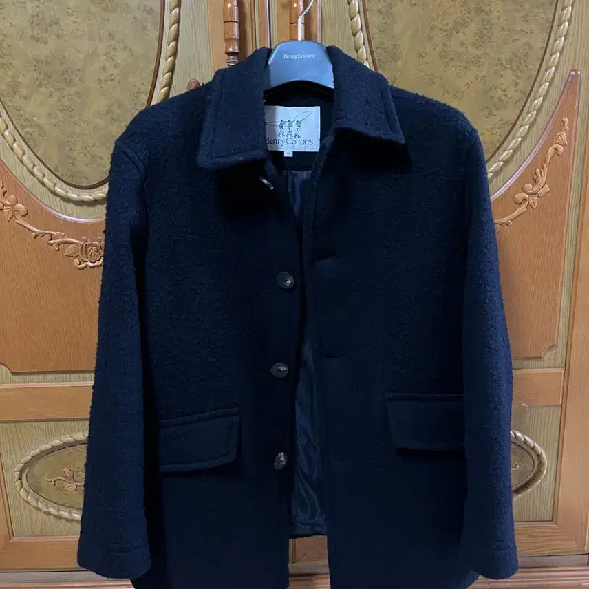 [BUNJANG] Henry Cotton Wool Half Coat / 헨리코튼 울 하프 코트