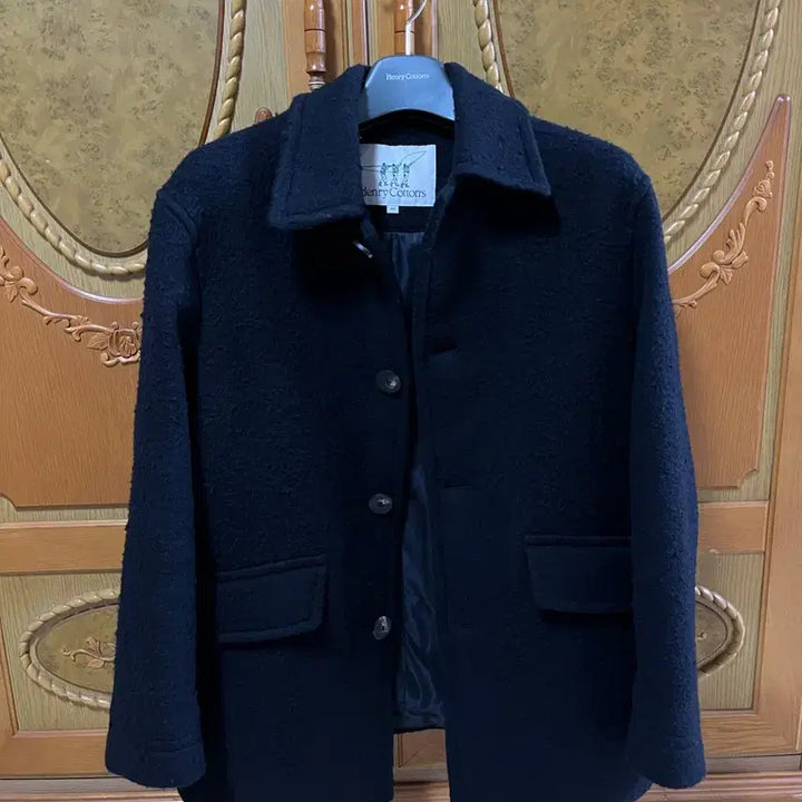 [BUNJANG] Henry Cotton Wool Half Coat / 헨리코튼 울 하프 코트