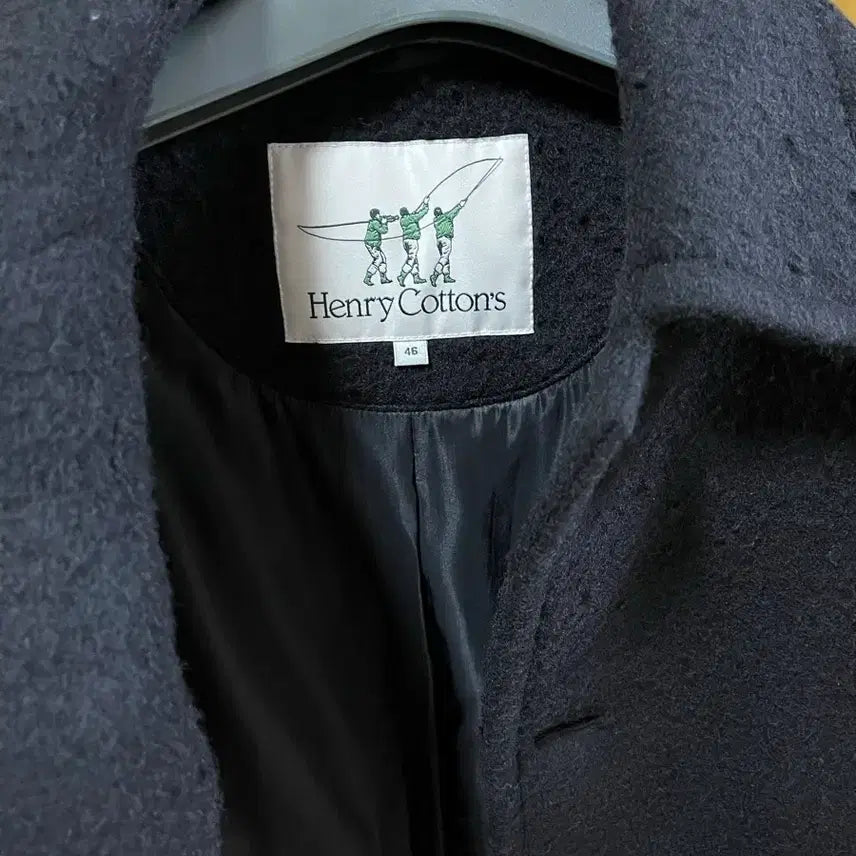 [BUNJANG] Henry Cotton Wool Half Coat / 헨리코튼 울 하프 코트