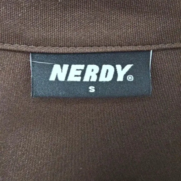 [BUNJANG] NERDY Jacquard Tape Track Top Red Brown / 널디 자카드 테잎 트랙탑 져지 s  레드브라운 판매(마지막할인)