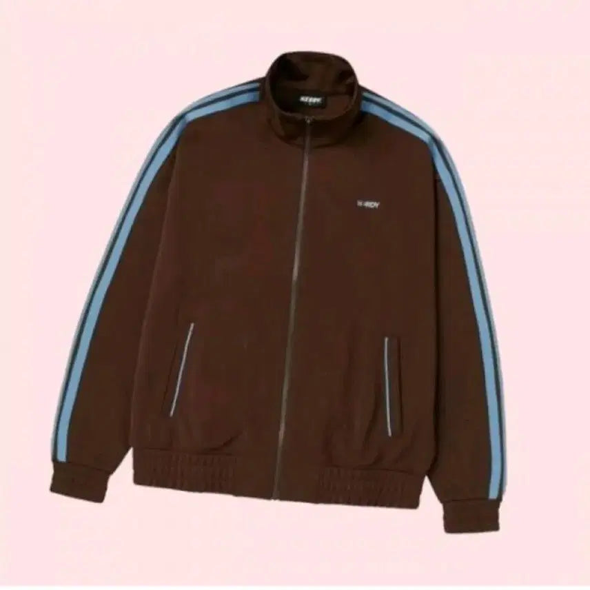 [BUNJANG] NERDY Jacquard Tape Track Top Red Brown / 널디 자카드 테잎 트랙탑 져지 s  레드브라운 판매(마지막할인)