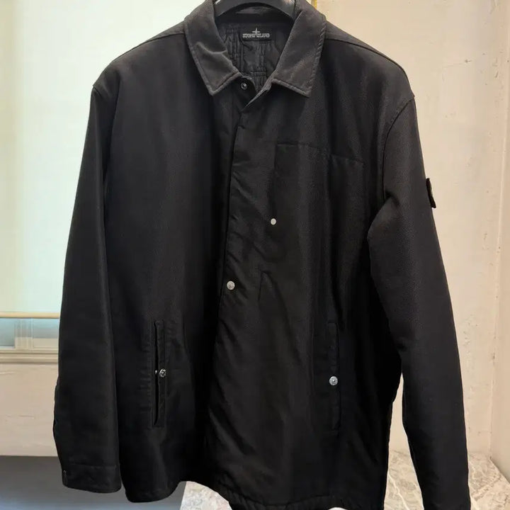 [SOLD OUT] 스톤아일랜드 쉐도우 프로젝트 코치 재킷 블랙 (size XXL+새상품)