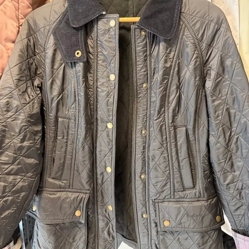 [BUNJANG] Barbour Beadnell Polarquilt Quilted Jacket Black / 바버 여성 비드넬 폴라퀼트 퀼팅자켓 블랙 LQU0471