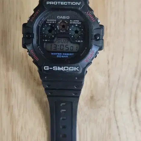 [BUNJANG] Casio G-Shock Black Digital Wristwatch / 카시오 G-SHOCK 블랙 손목시계