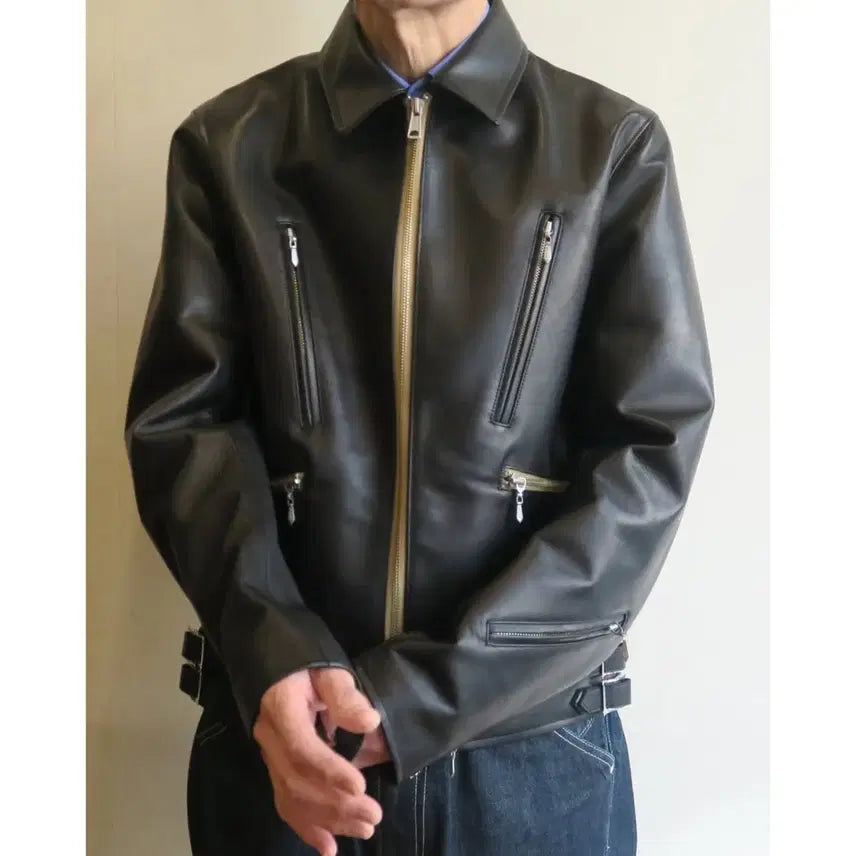 [BUNJANG] NICENESS H.HAYWOOD Leather Jacket / L)niceness 나이스네스 26ss H.HAYWOOD 가죽자켓