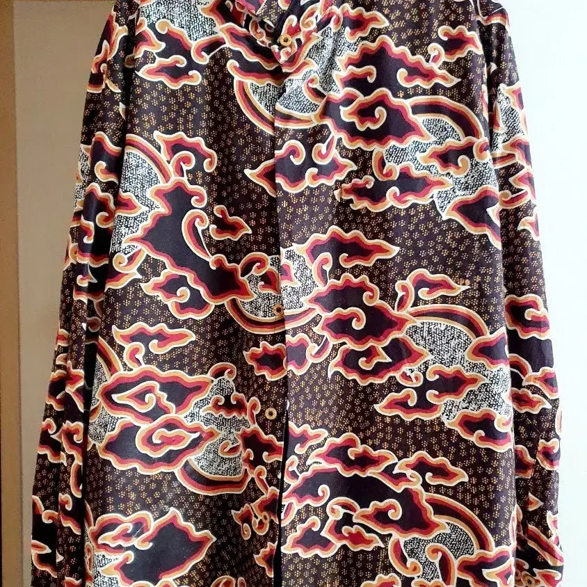 [BUNJANG] Batik Long Sleeve Shirt XL Size / 바틱 긴팔셔츠 사이즈 XL