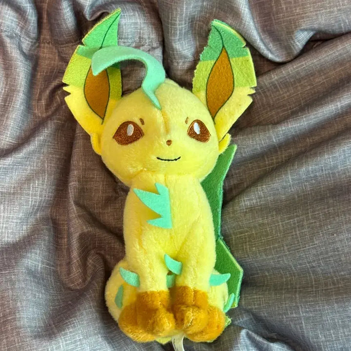 [BUNJANG] Pokemon Center Leafeon Vintage Plush Keychain / 포켓몬스터 일본 포켓몬센터 포케센 리피아 고전인형 누이 키링