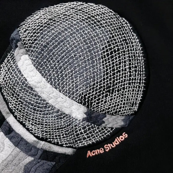 [BUNJANG] Acne Studios Mike Printing Black Sweatshirt (S) / 아크네 스튜디오 마이크 프린팅 블랙 맨투맨S