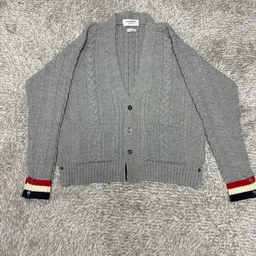 [BUNJANG] Thom Browne Cardigan (Size 100-105) / 톰브라운정품 가디건100-105