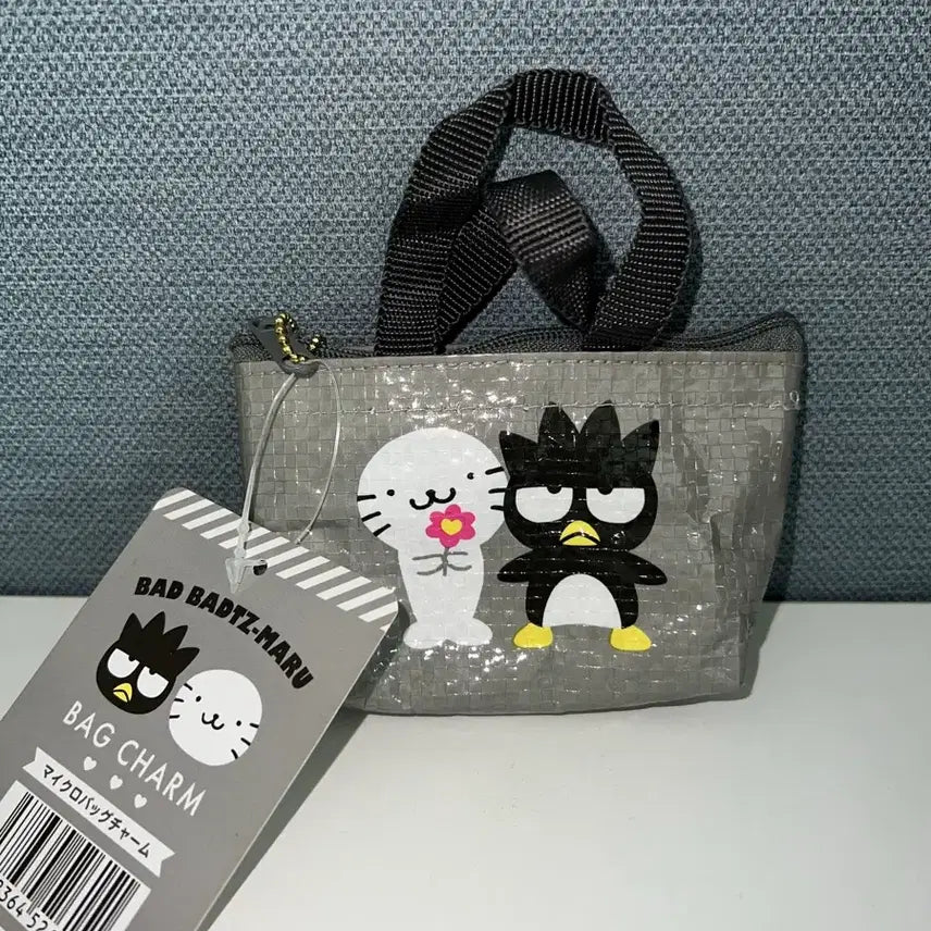 [BUNJANG] Sanrio Badtz-Maru Bag Charm Pouch / 산리오 배드바츠마루 가방 참 파우치 동전지갑 에어팟가방