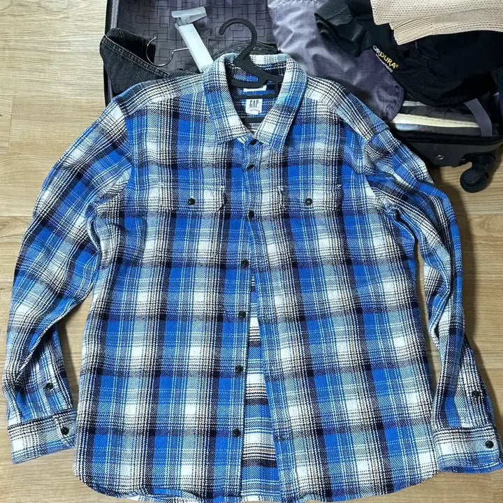 [BUNJANG] Gap Vintage Fleece Shirt L / 갭 gap 빈티지 기모 셔츠 L (105 추천)