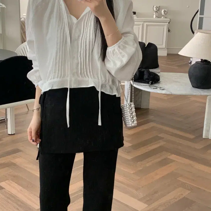 [BUNJANG] O'BREVE Pure Blouse Ivory / 오브레브 퓨어 블라우스