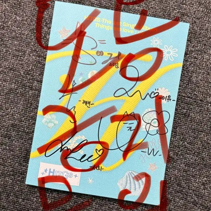 [BUNJANG] HITT Signed Album / HITTS The 1st Single Album 친필 싸인 앨범 판매합니