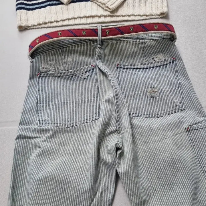 [SOLD OUT] 폴로 랄프로렌 실크 패턴 남성  벨트